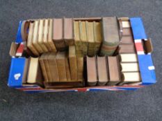 A box of antiquarian and later volumes comprising The Pic Nic Papers edited by Charles Dickens,
