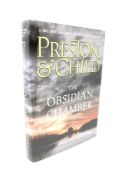 Douglas Preston & Lincoln Child ' The Obsidian Chamber', signed edition.