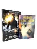 Orson Scott Card 'A War of Gifts' & 'Ender's Game', two signed editions.
