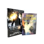 Orson Scott Card 'A War of Gifts' & 'Ender's Game', two signed editions.