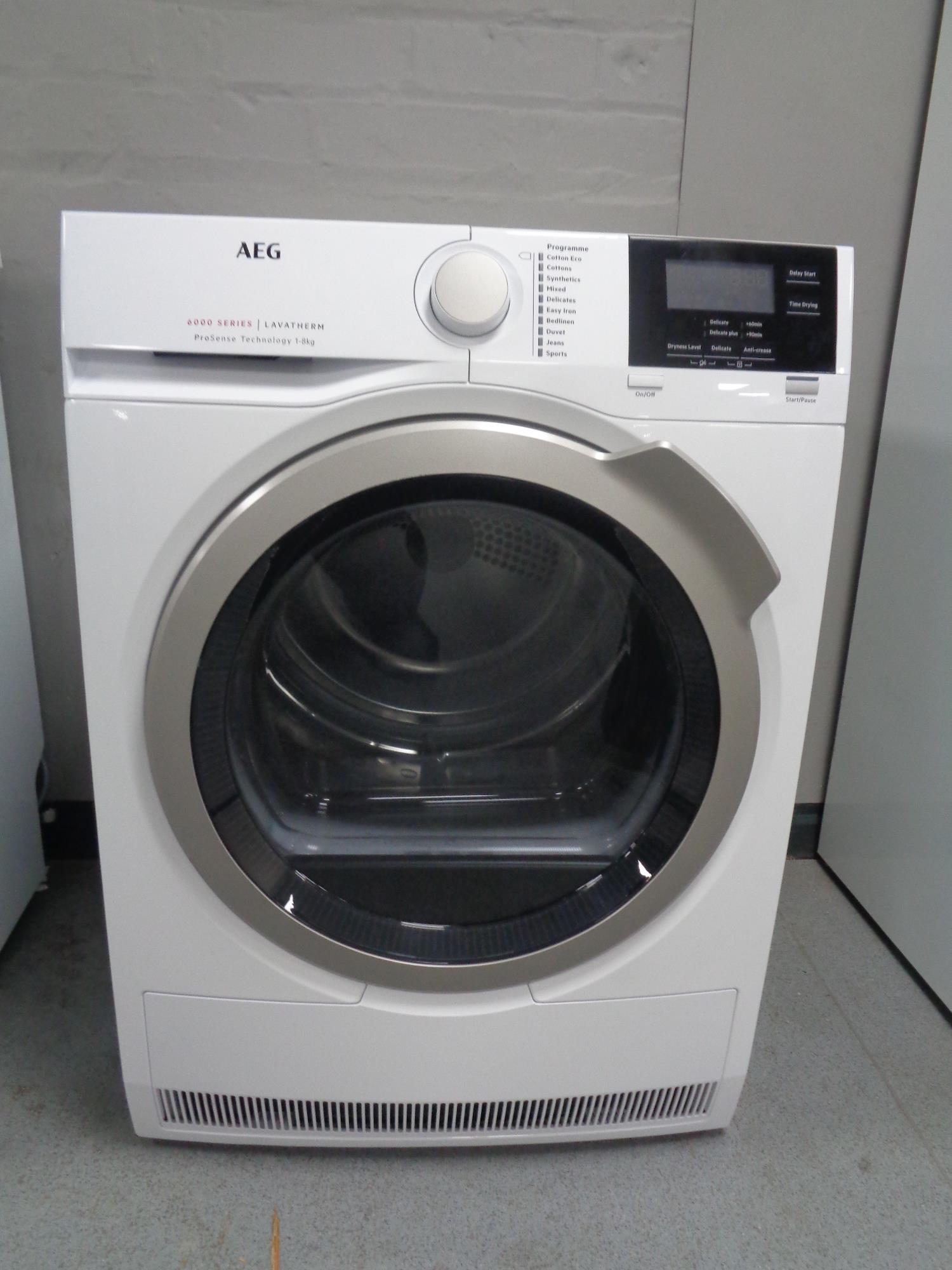 An AEG 6000 series Lavatherm washing machine