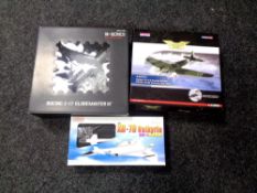 A boxed Dragonwings Warbirds series XB-70 Valkyrie together with a Corgi Aviation Archive AA33712