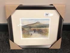 After Tom MacDonald : Roseberry Topping, reproduction in colours, signed in pencil, 13 cm by 18 cm,