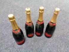 Four bottles of Francois De Rozay champagne 120ml