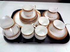 A twenty-one piece Paragon Athena bone china tea service