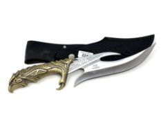 A fantasy knife in sheath