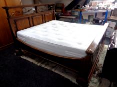 A good quality Barker & Stonehouse Zocalo 6ft bed with Cotswold Beds Fairfield Orthopocket 1000