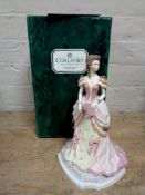 A Coalport Turn of the Century figure, The Evening Ball, limited edition No.