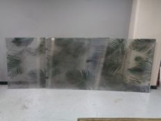 Two large perspex panels