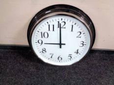 A large battery operated wall clock