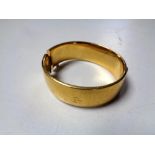 A 9ct gold plated bracelet
