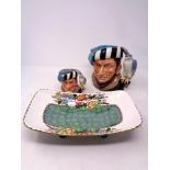 Two Royal Doulton character jugs D6533 and D6540,