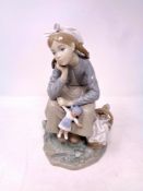 A Lladro figure,