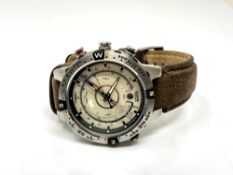 A Gentleman's Timex Intelligent wrist watch CONDITION REPORT: Currently ticking.