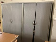 Two sliding shutter door cabinets, width 120 cm, height 197 cm.