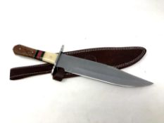 A Bowie knife by Chipaway Cutlery,