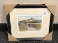 After Tom MacDonald : Roseberry Topping, reproduction in colours, signed in pencil, 13 cm by 18 cm,