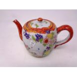 A 20th century Japanese hand painted teapot