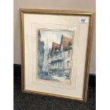 Victor Noble Rainbird (1889 - 1936) : In Old Amiens, watercolour, signed, 26 cm x 17 cm, framed.