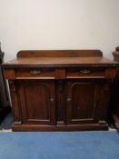 A Victorian walnut chiffonier