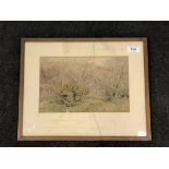 Wilmot Pilsbury (1840 - 1908) : A Woodland Landscape, watercolour, signed, dated 1891,