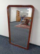 A Victorian mahogany cheval mirror (no stand) CONDITION REPORT: 125cm high by 69cm