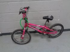 A child's Tony Hawk BMX bike