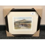After Tom MacDonald : Roseberry Topping, reproduction in colours, signed in pencil, 13 cm by 18 cm,