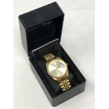 A gent's Gianni Ricci quartz wristwatch, boxed.