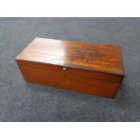 A mahogany box retailed by Baird & Tatlock of London