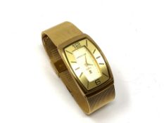 A Gentleman's Christin Lars wrist watch CONDITION REPORT: Gold-tone stainless steel.