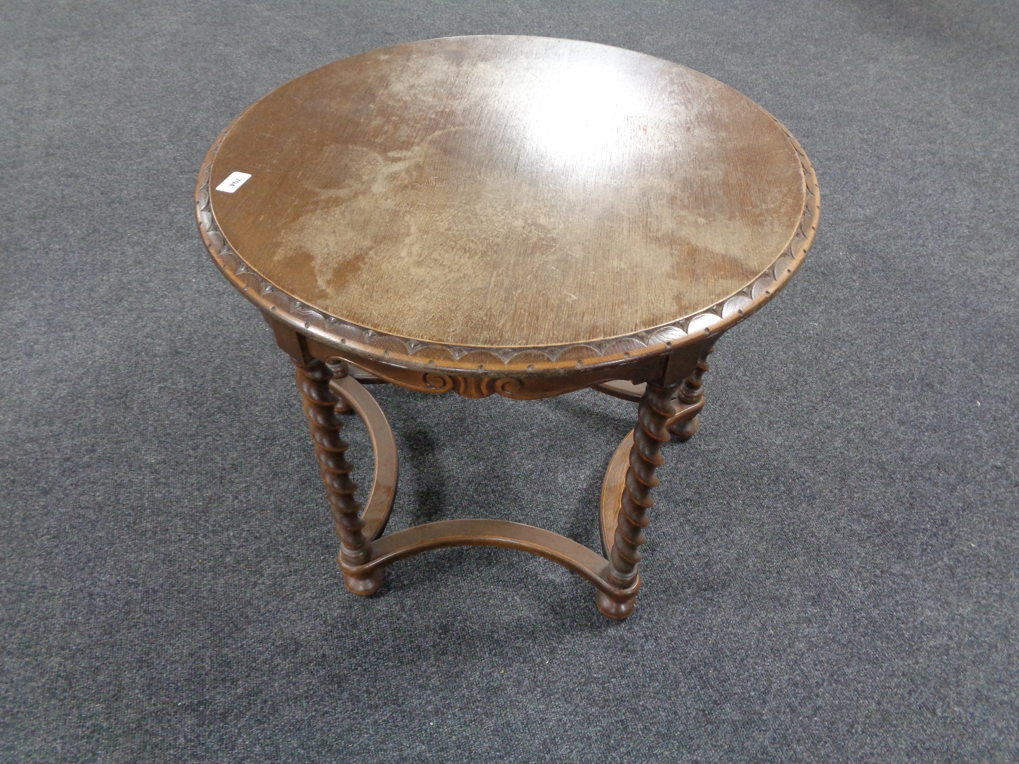 A continental beech occasional table