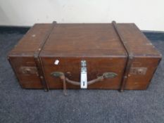 A 20th century wooden case