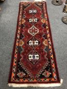 A Caucasian Afshar runner 85 x 232 cm