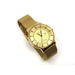 A Gentleman's Christin Lars wrist watch CONDITION REPORT: Gold-tone stainless steel