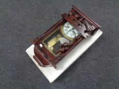 An Austrian style eight day wall clock (boxed)