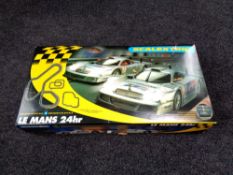 A Scalextric Le Mans 24hr racing set