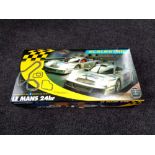 A Scalextric Le Mans 24hr racing set