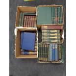 Five boxes containing 20th century books to include Electrical Installation, Roman Britain,