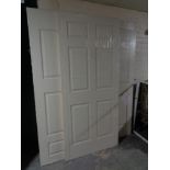 Three Premdor moulded interior doors