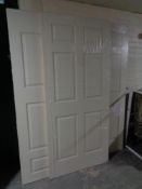 Three Premdor moulded interior doors