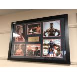 A sporting memorabilia montage : Carl Weathers 'Apollo Creed' and Dolph Lundgren 'Ivan Drago',
