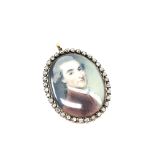 An important late 18th century miniature in the style of Richard Cosway (1742-1821),