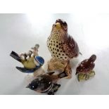 A Beswick figure of a thrush No.