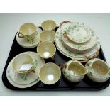 A 23 piece Belleek tea service