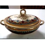A Victorian tureen with lid