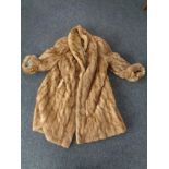 A mink fur coat