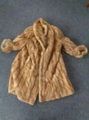 A mink fur coat