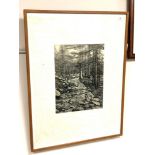 Paul Stangroom : Pathway, Dharakote, India, etching, an artist's proof, signed, dated '83,