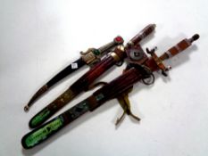 Three Persian daggers